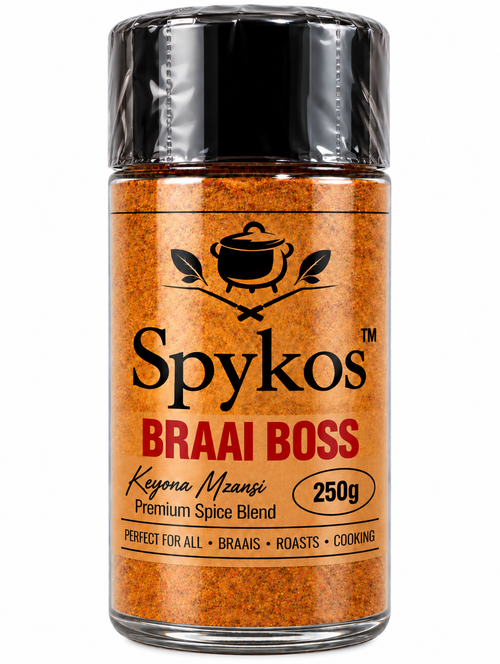 Spykos Braai Boss 250g pack, all-round braai spice